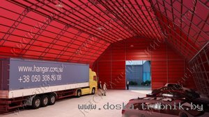 Продаю ангар 36х18 угловатой формы новый