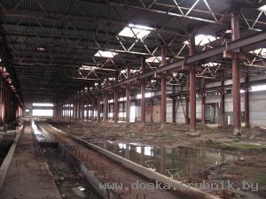 Продам ангар б/у тип Молодечно, металлокаркас ангара 180х54