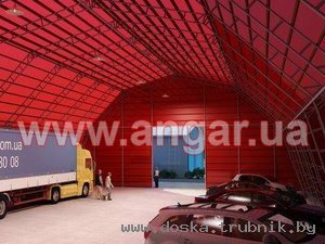 Продам ангар угловатой формы (изготовление строительство)