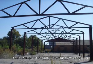 Продам каркас ангара – колонны и фермы