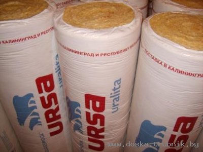 Утеплитель URSA, стекловата URSA GLASSWOOL M-11