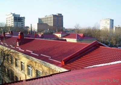 металлочерепица и ограждения кровли