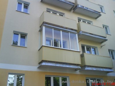 Балконные рамы из алюминия.