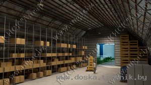 Продам ангар угловой формы (изготовление строительство)